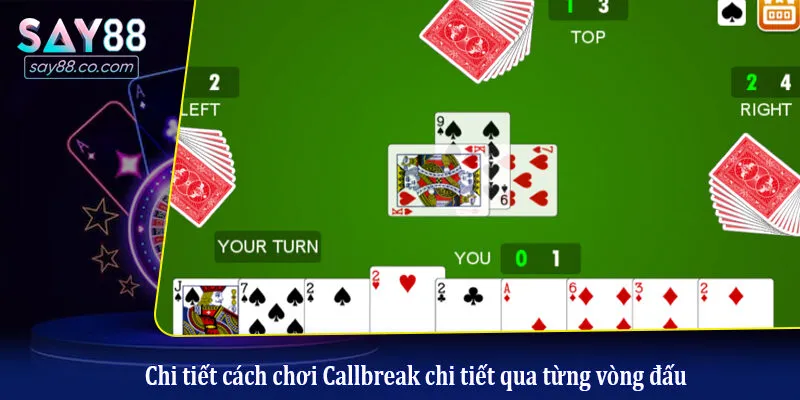 Hướng Dẫn Chi Tiết Cách Chơi Callbreak Cho Người Mới Bắt đầu Chi tiết cách chơi Callbreak chi tiết qua từng vòng đấu