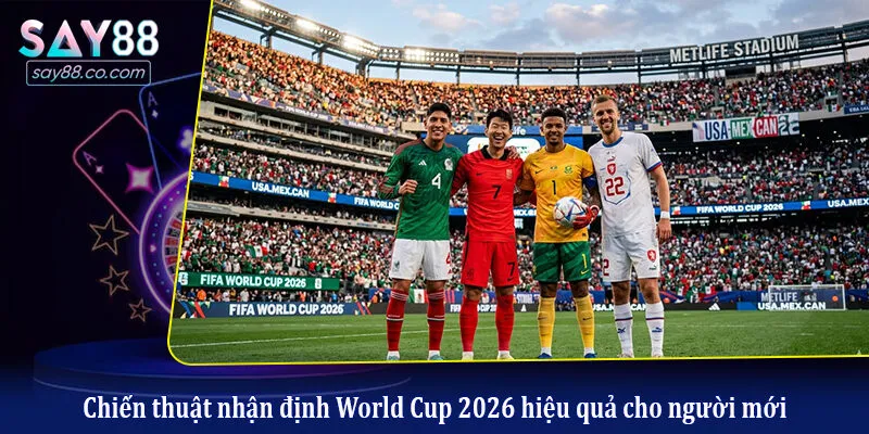 Chiến thuật nhận định World Cup 2026 hiệu quả cho người mới