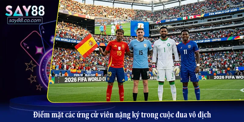 Điểm mặt các ứng cử viên nặng ký trong cuộc đua vô địch