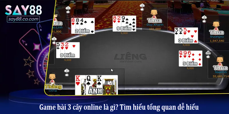 Game bài 3 cây online là gì? Tìm hiểu tổng quan dễ hiểu