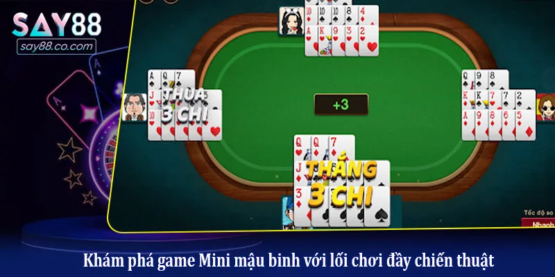Khám phá game Mini mậu binh với lối chơi đầy chiến thuật