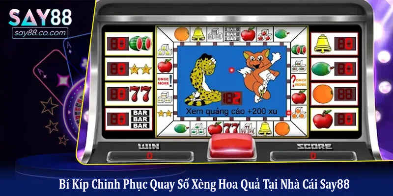 quay số xèng hoa quả